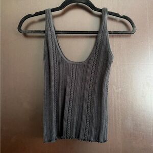 Reformation Cable Knit Tank Top